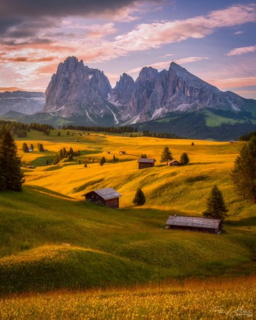 Zvlněné pastviny Alpe di Siusi - Foto Filip Holič 0224