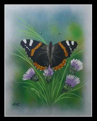 Motýl - akrylová malba - Autor Marek Zimka 0424 (1)