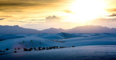 NP White Sands před západem slunce - Foto Ladislav Hanousek 1024