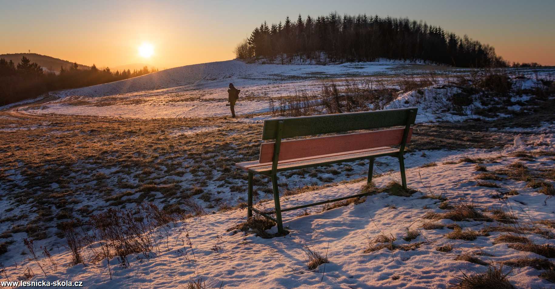 Mrazivý východ slunce na Rašovce - Foto Jaroslava Jechová 1221