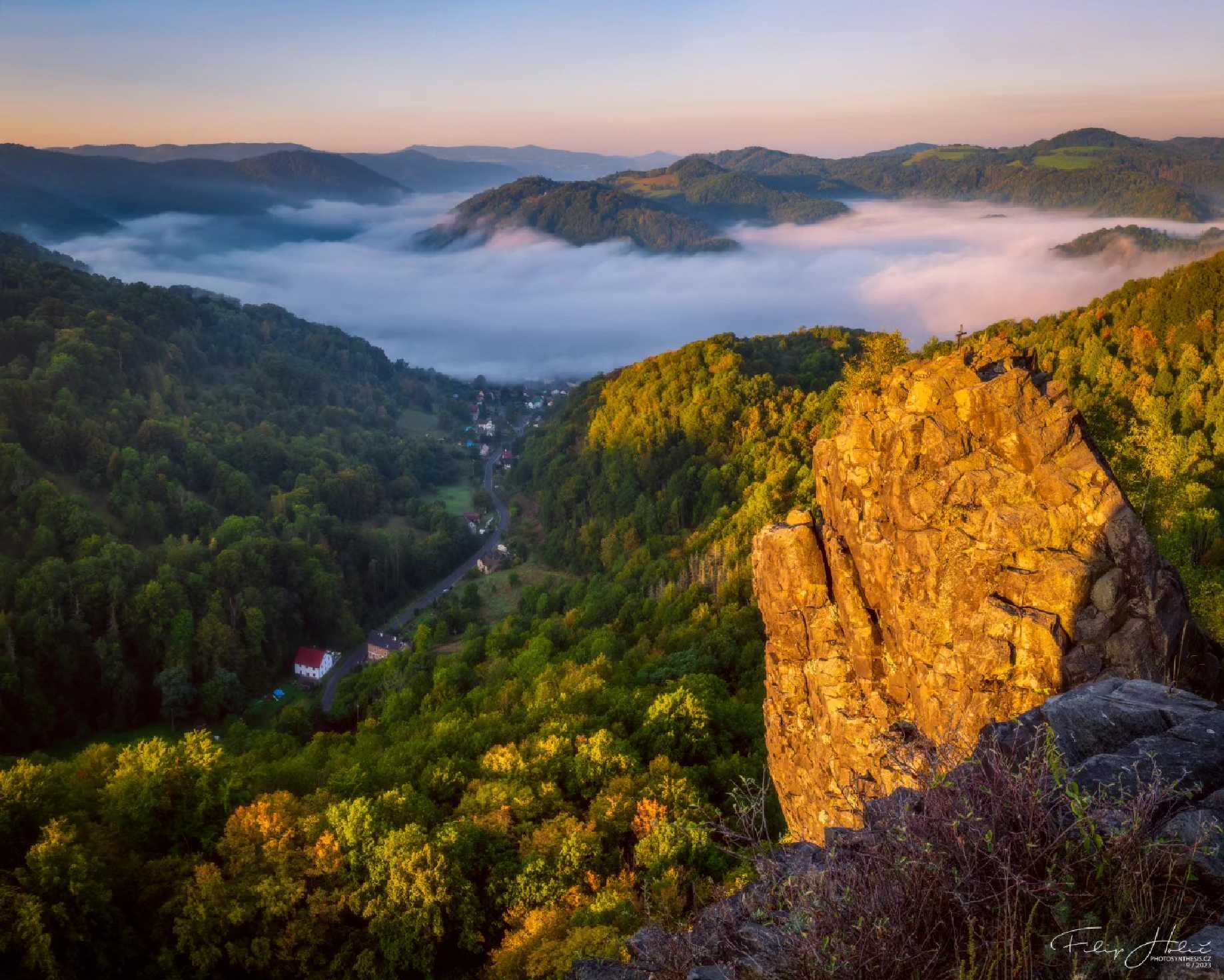 Pohled z Vrabčího kamene - Foto Filip Holič 0424