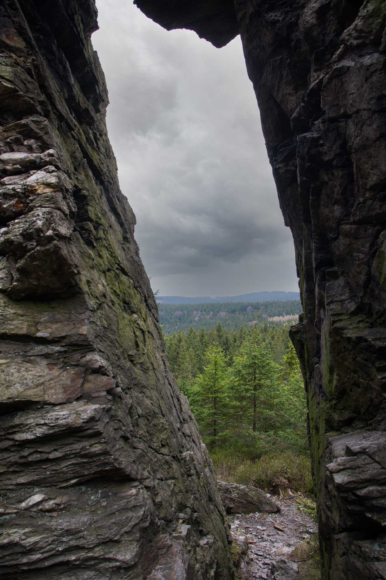 Kamenná vrata - Ještědský hřeben - Foto Jaroslava Jechová 0424