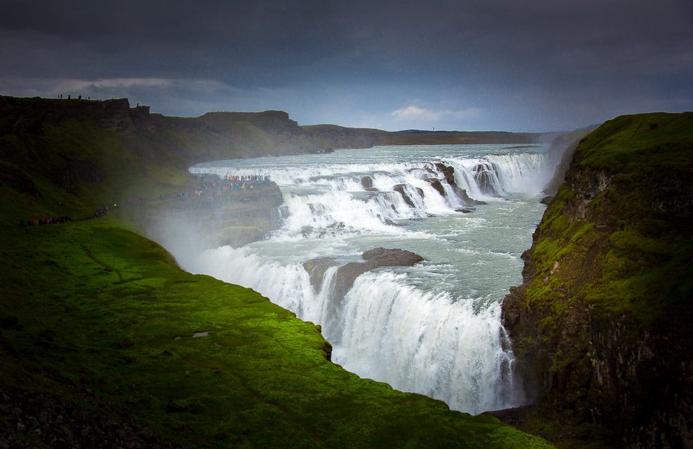 Největší islandský vodopád Gulfoss - Foto Ladislav Hanousek 0125