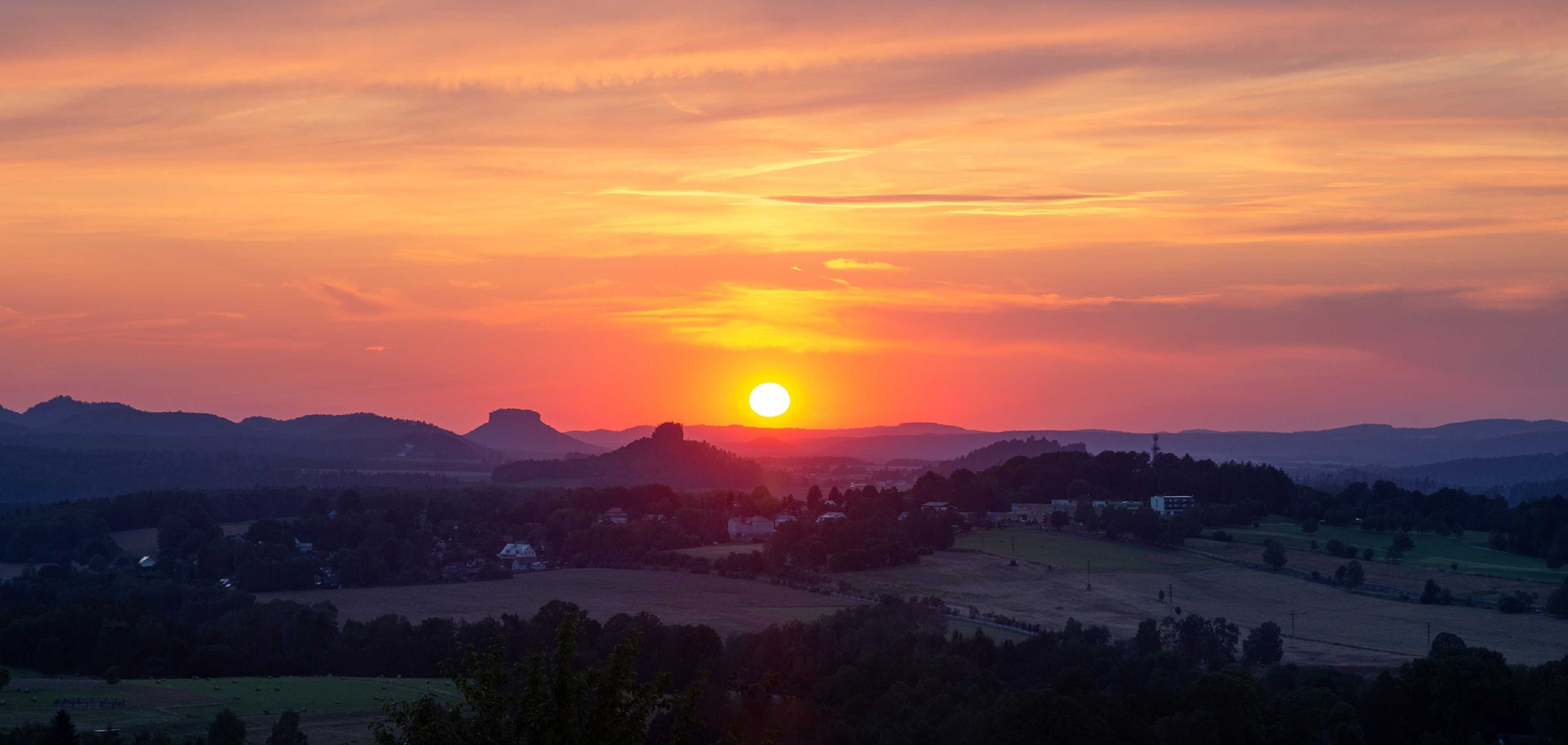 Západ slunce od Růženky - Foto Jaroslava Jechová 0824